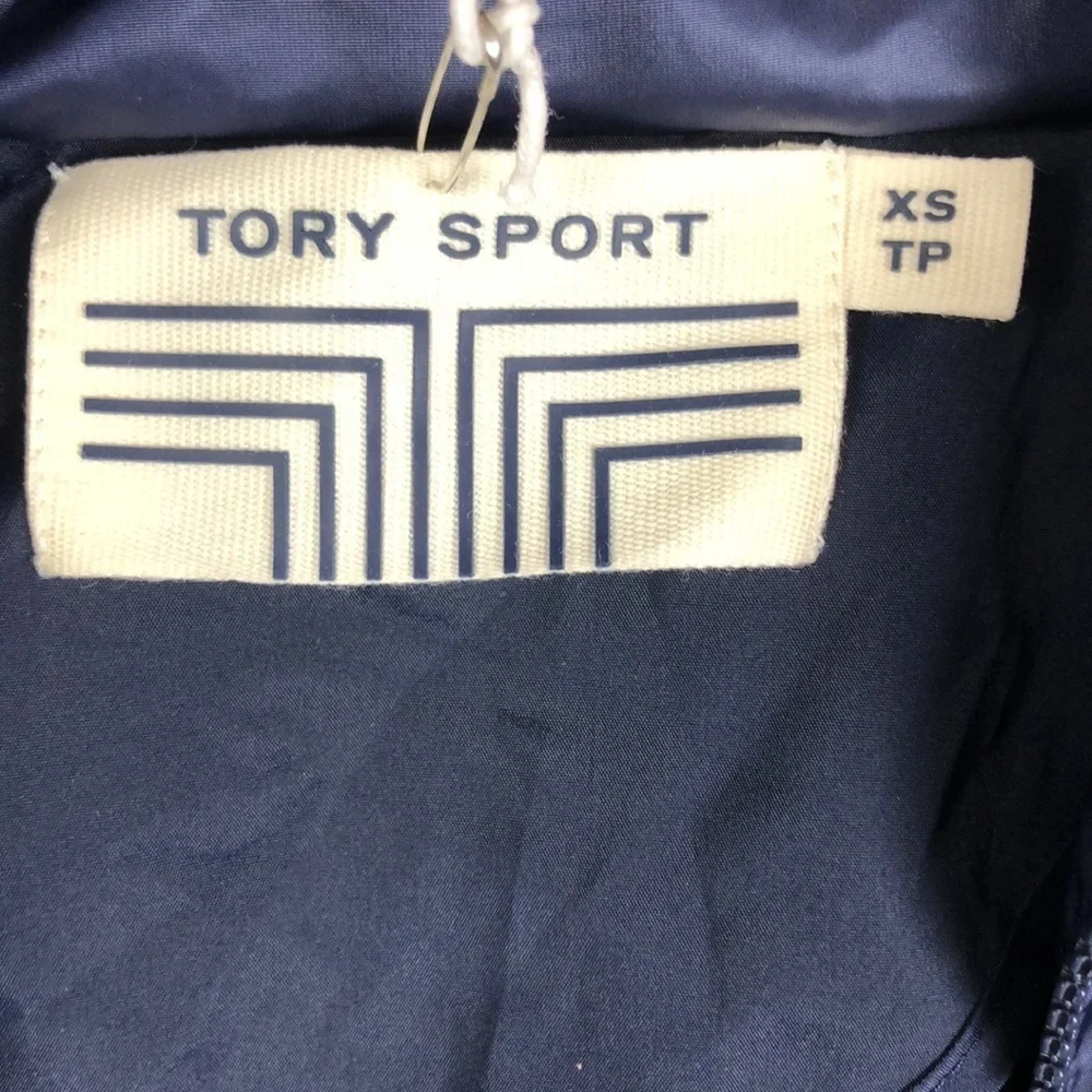 NEW Tory Burch x Tory Sport Printed Convertible Tech Pointe Geometric Blazer